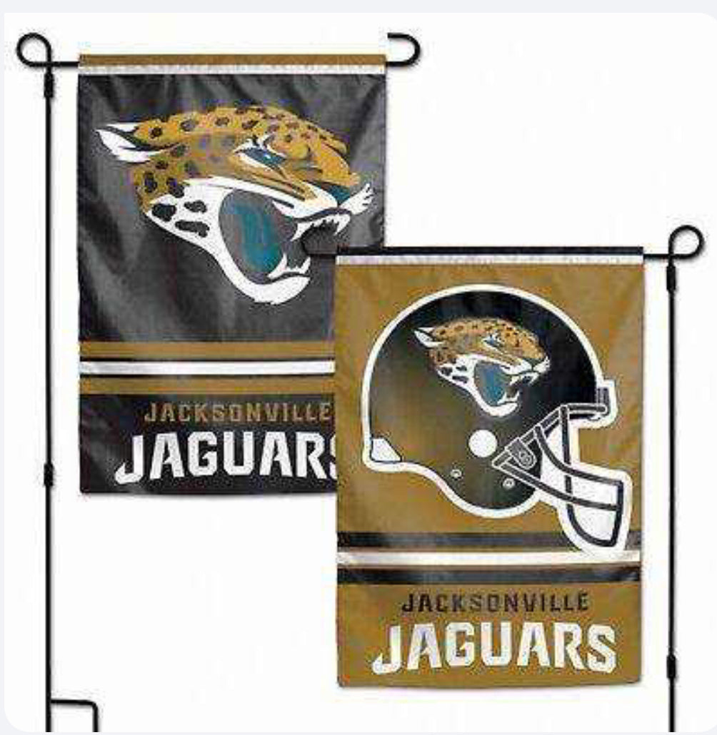 Jacksonville Pro Football Team Flag 12 x 18 Inch Garden Flag Football Banner