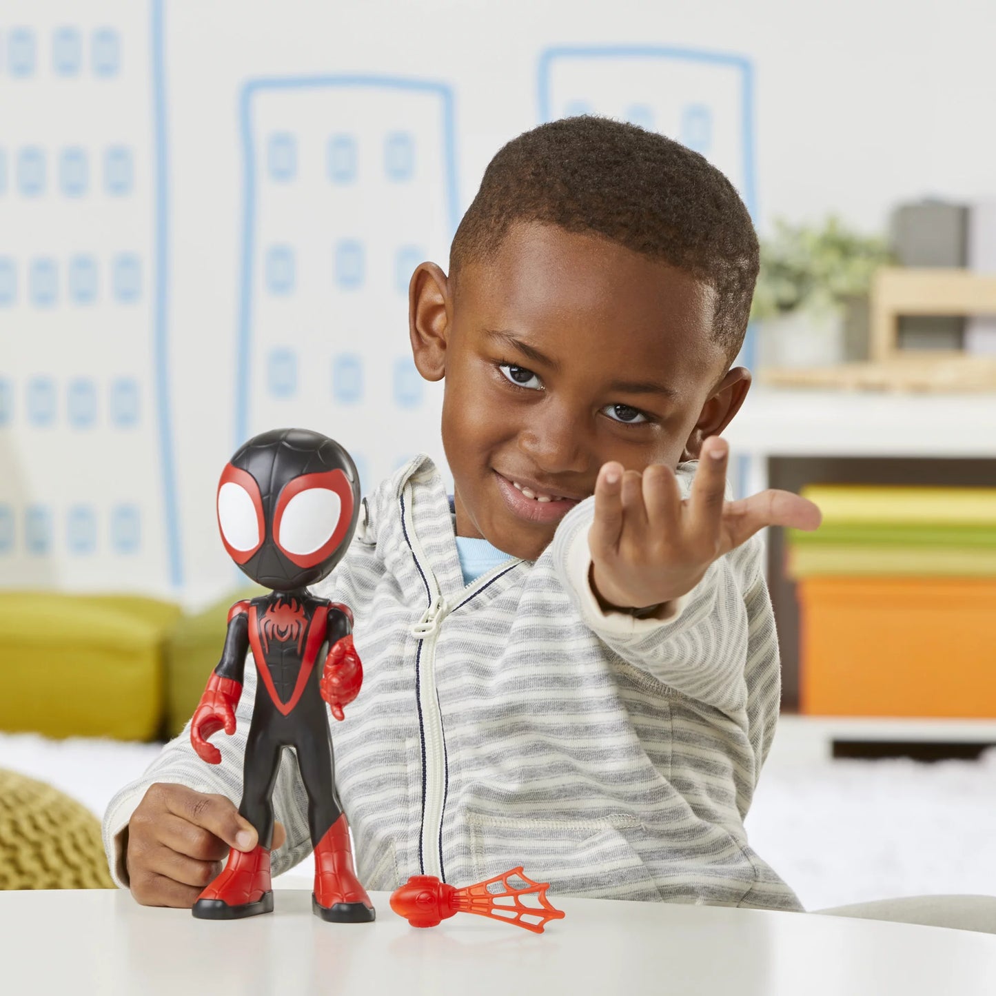 Spidey and His Amazing Friends Supersized Miles Morales 9-inch Action Figure