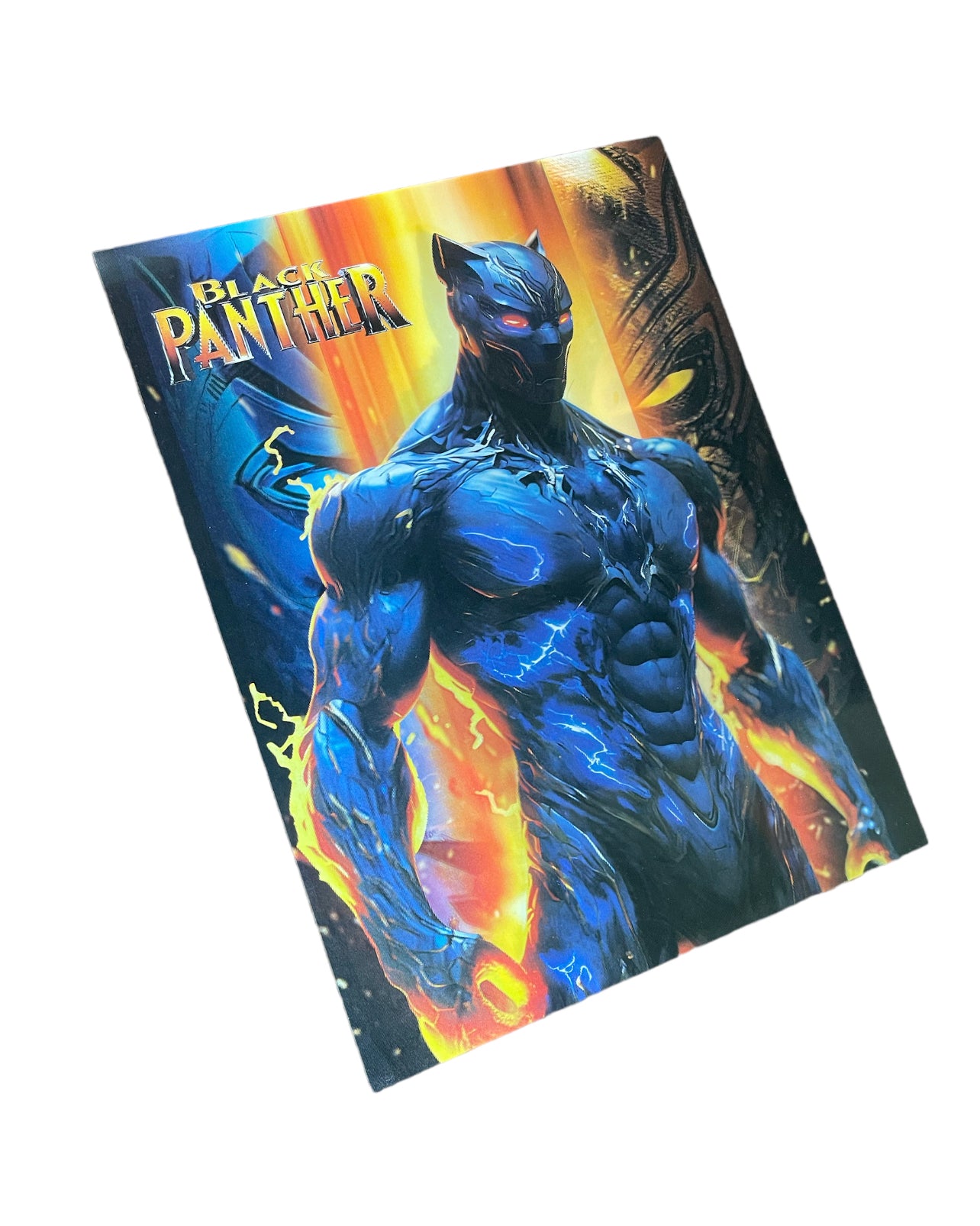 Black Panther Marvel Avengers Poster 3D Effect, 3 images in one, 3D Lenticular Effect