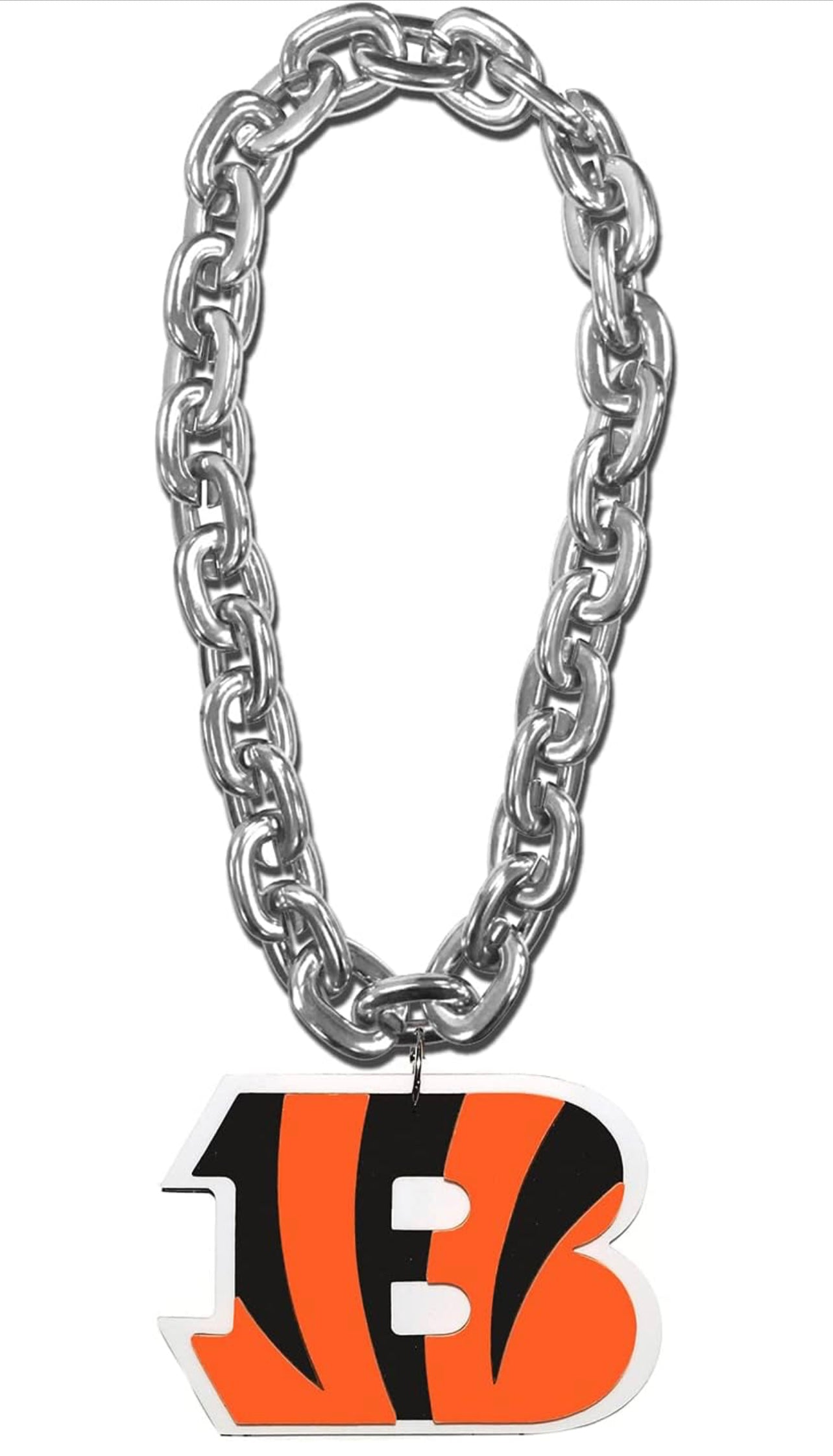 Cincinnati Pro Football Team LED Light Up Fan Chain Necklace