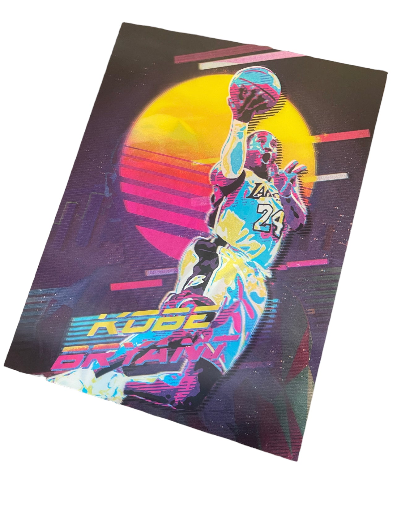 Kobe Bryant 3D Effect, 2 images in one, 3D Lenticular Effect