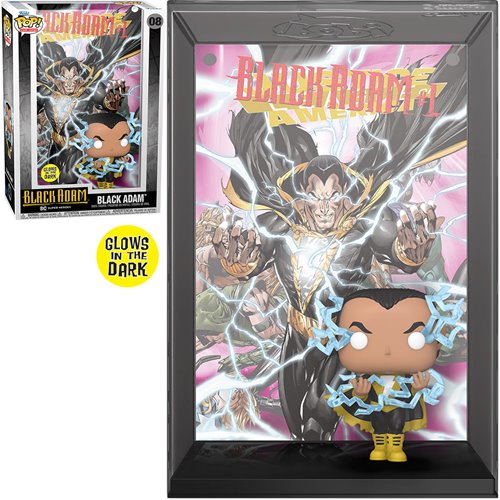 Black Adam Glow-in-the-Dark Pop! Comic Cover Figure with Case