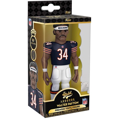 NFL Legends Bears Walter Payton 5-Inch Vinyl Gold Figure