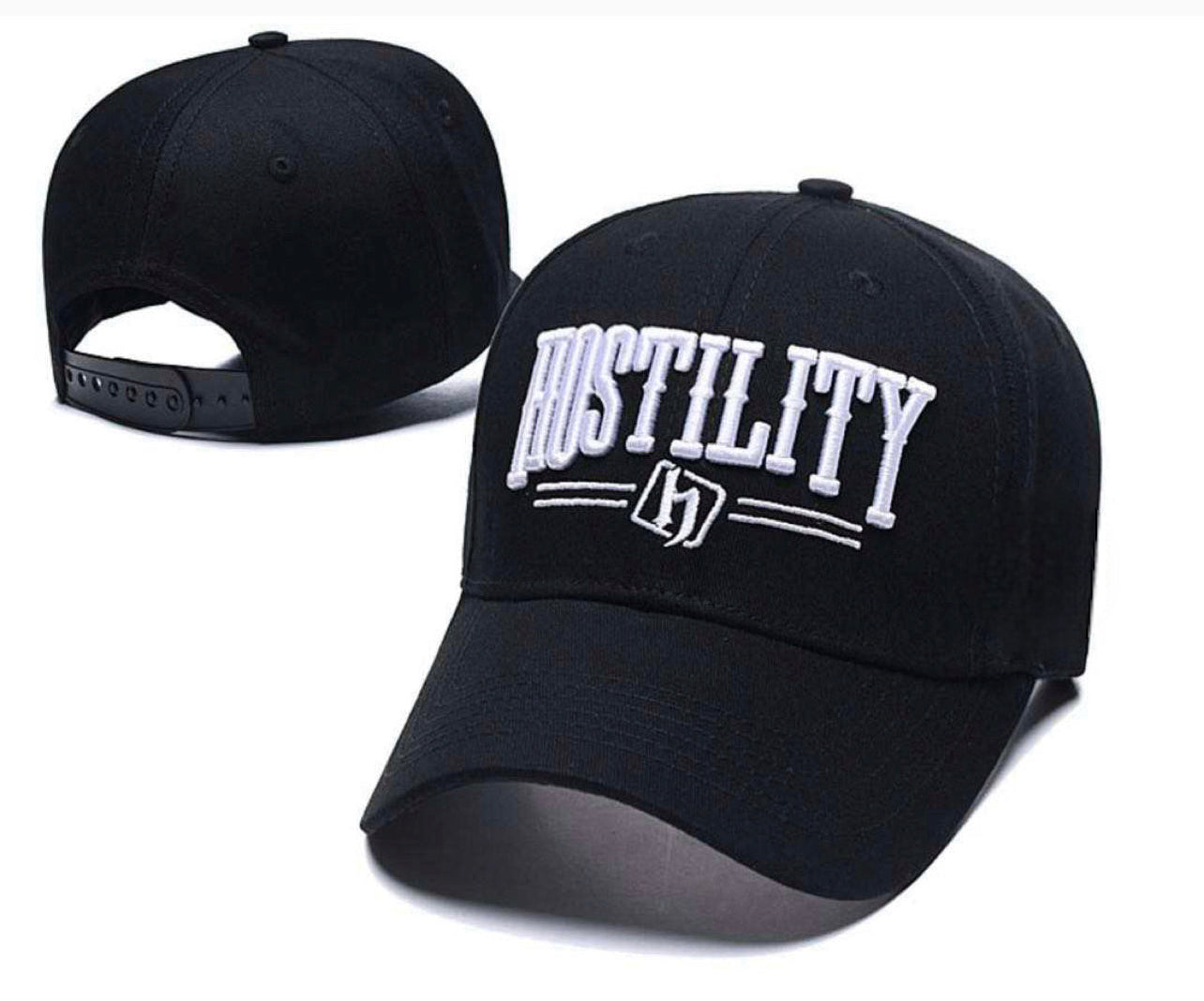 Hostility Men's SnapBack Cap Black