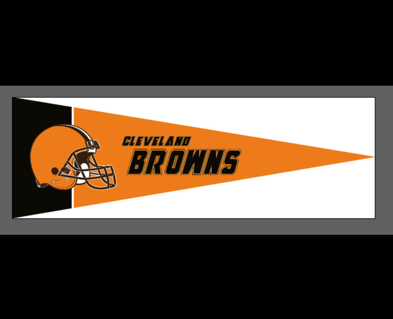 Pro Football Pennant Triangle Sports Team Banner Felt Flag