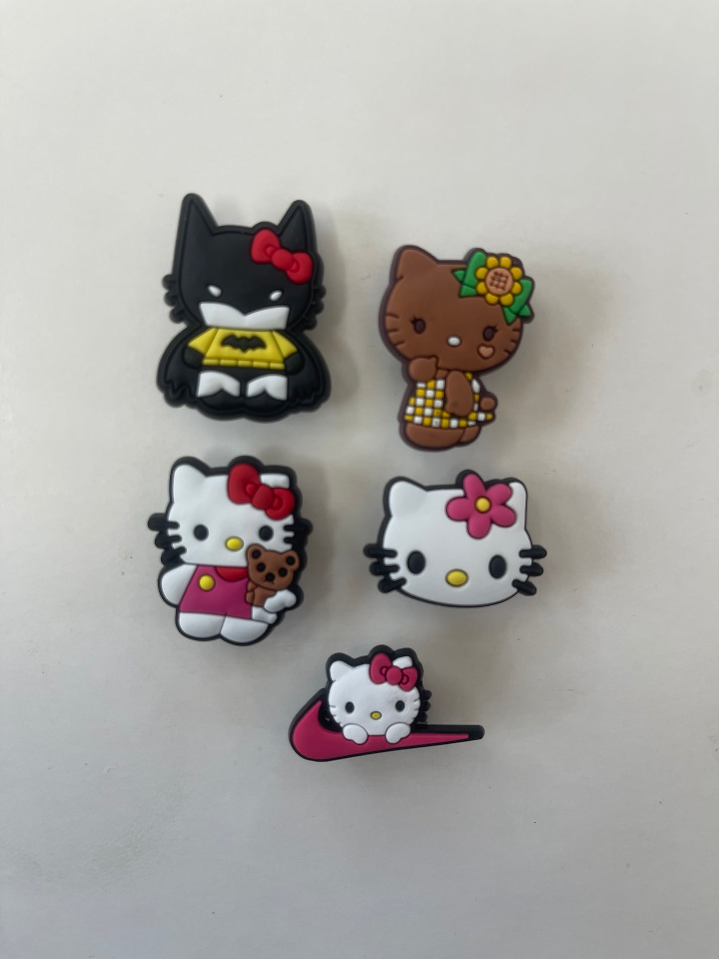 Hello Kitty Cartoon Croc Charms Shoe Charms Decorations 6pcs Set