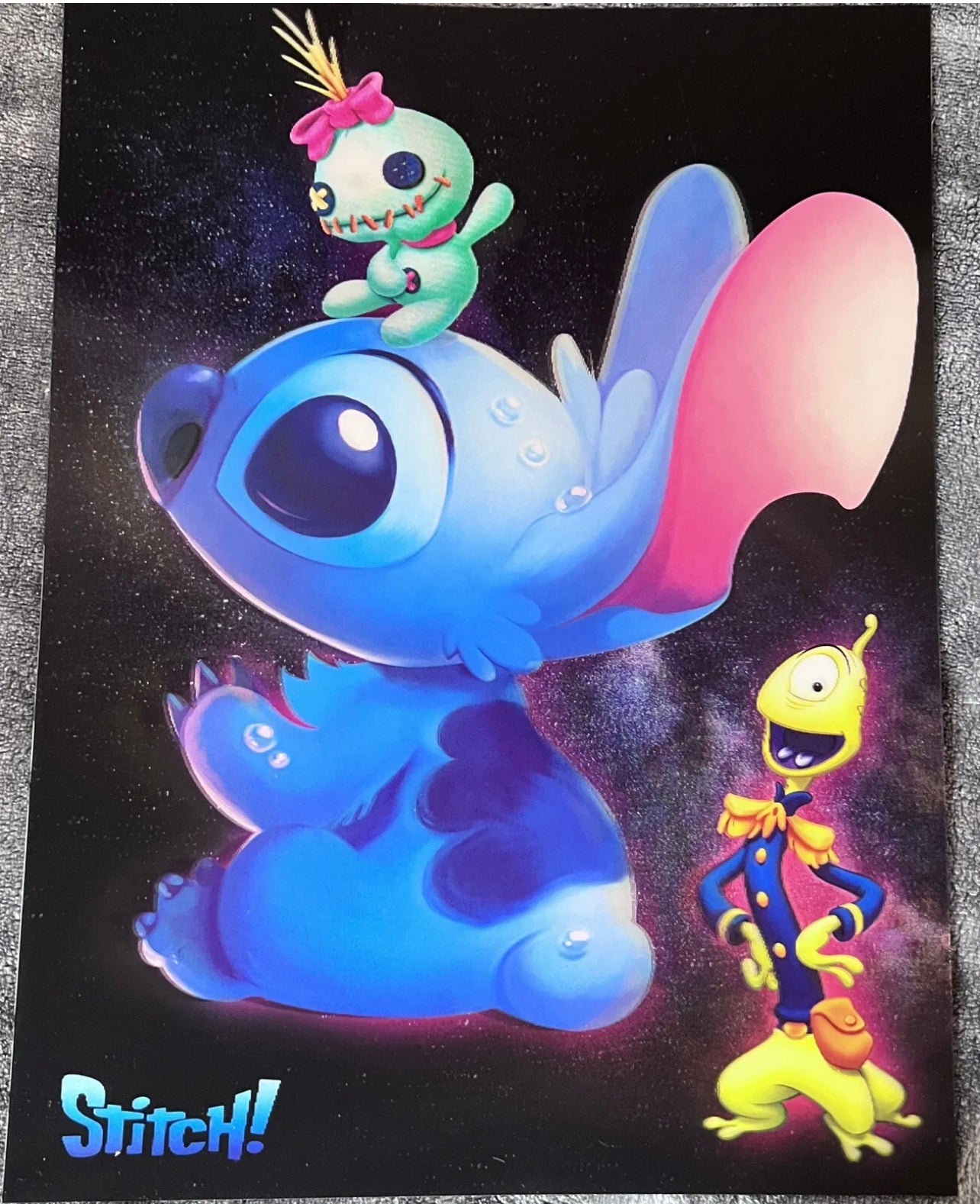 Lilo & Stitch Poster 3D Effect, 2 images in one, 3D Lenticular Effect