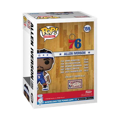 NBA: All-Stars Allen Iverson (2005) Funko Pop! Vinyl Figure #159