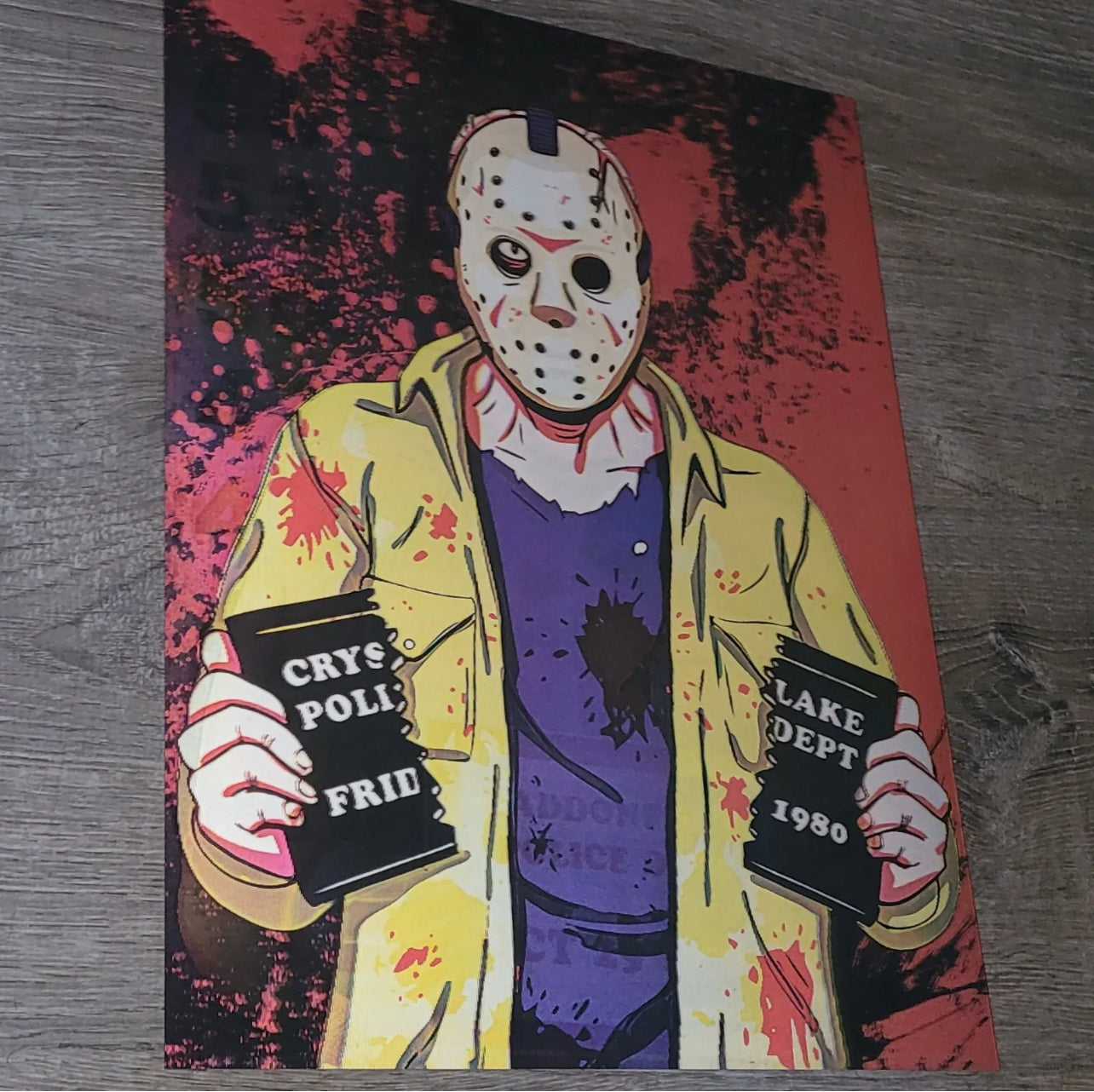 Horror Jason Freddy Micheal Myers Poster 3D Effect, 3 images in one, 3D Lenticular Effect