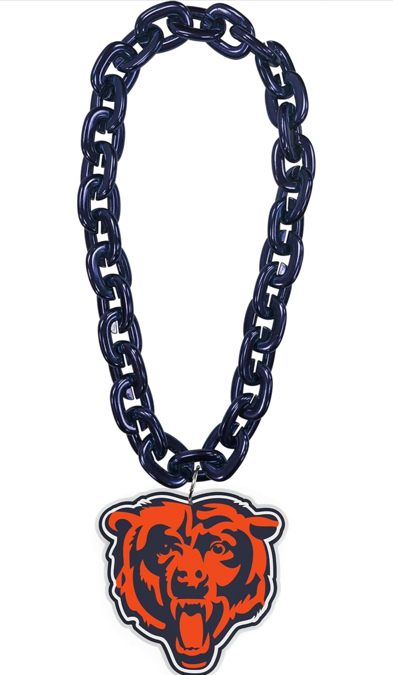 Chicago Pro Football Team LED Light Up Fan Chain Necklace