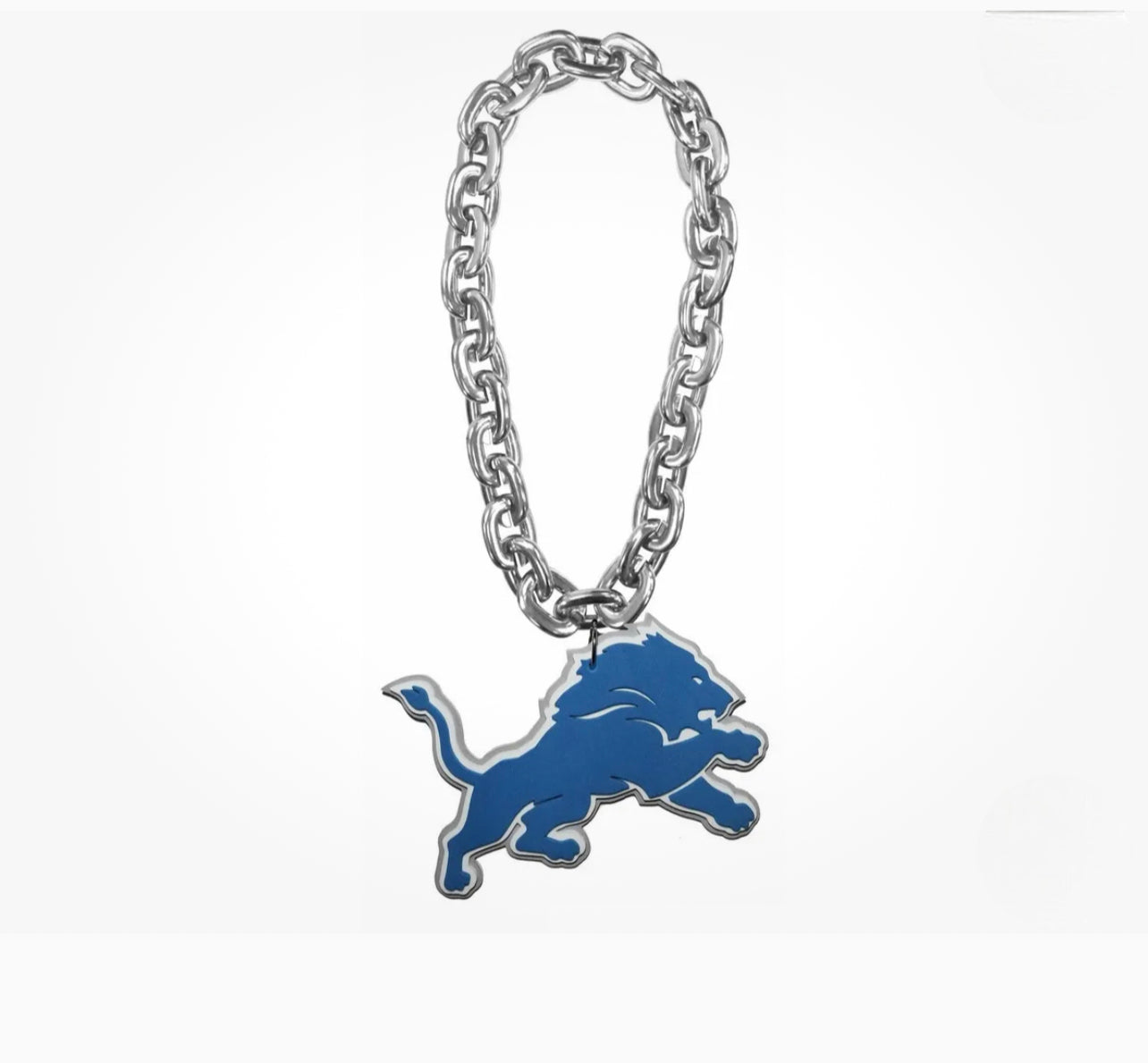 Detroit Pro Football Team LED Light Up Fan Chain Necklace