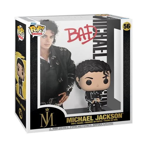 Michael Jackson Bad Funko Pop! Album Figure #56 with Case