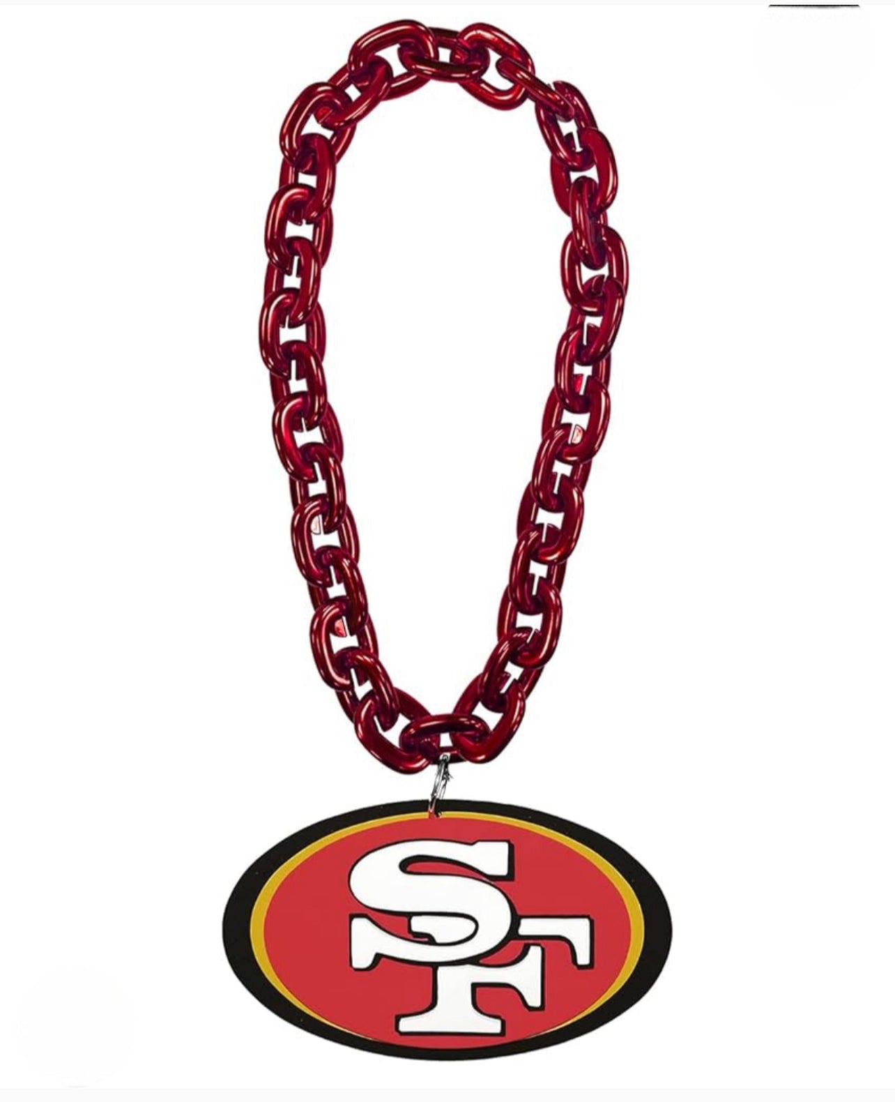 San Francisco Pro Football Team LED Light Up Fan Chain Necklace