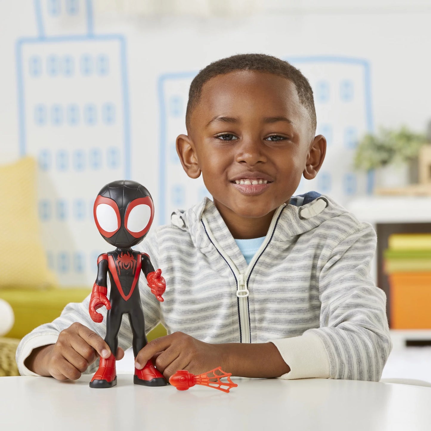 Spidey and His Amazing Friends Supersized Miles Morales 9-inch Action Figure