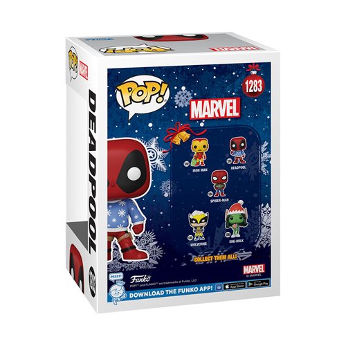 Marvel Holiday Deadpool Sweater Funko Pop! Vinyl Figure #1283