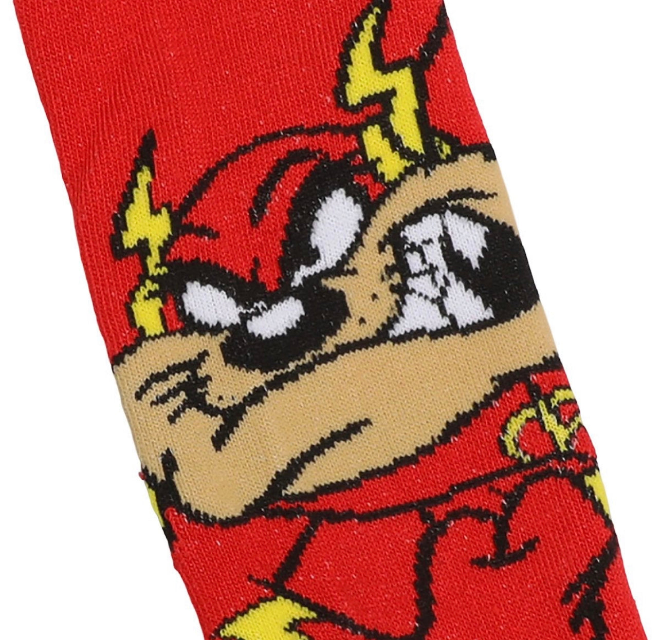 Tasmanian Devil Flash Cartoon Socks, Fun Novelty Unisex 360 Degree Artwork Character Designed Crew Socks