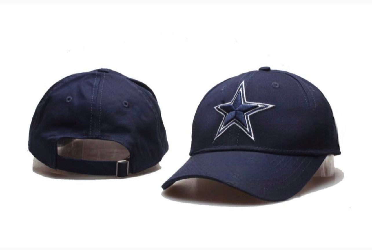 Dallas Men's SnapBack Hat Pro Football Cap Blue/Silver