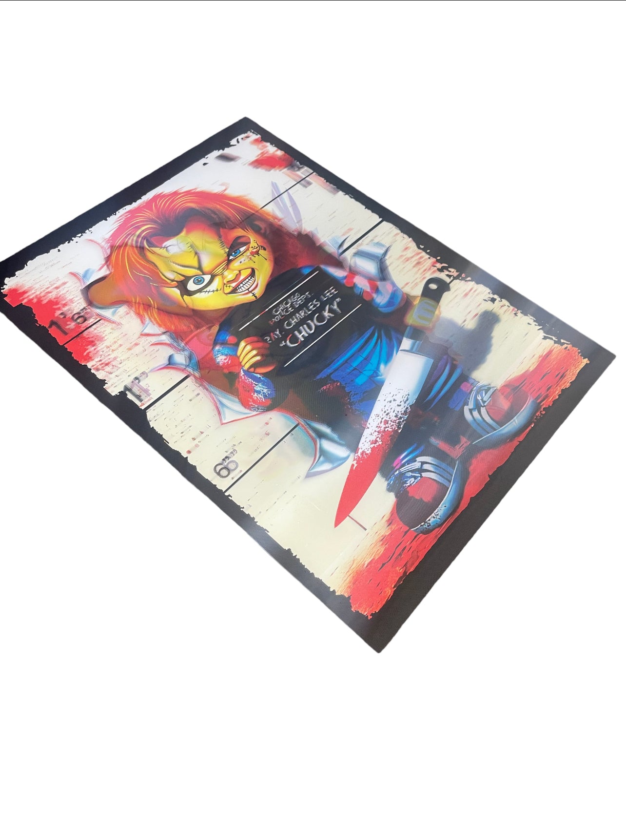 Horror Child's Play Chucky Poster 3D Effect, 3 images in one, 3D Lenticular Effect