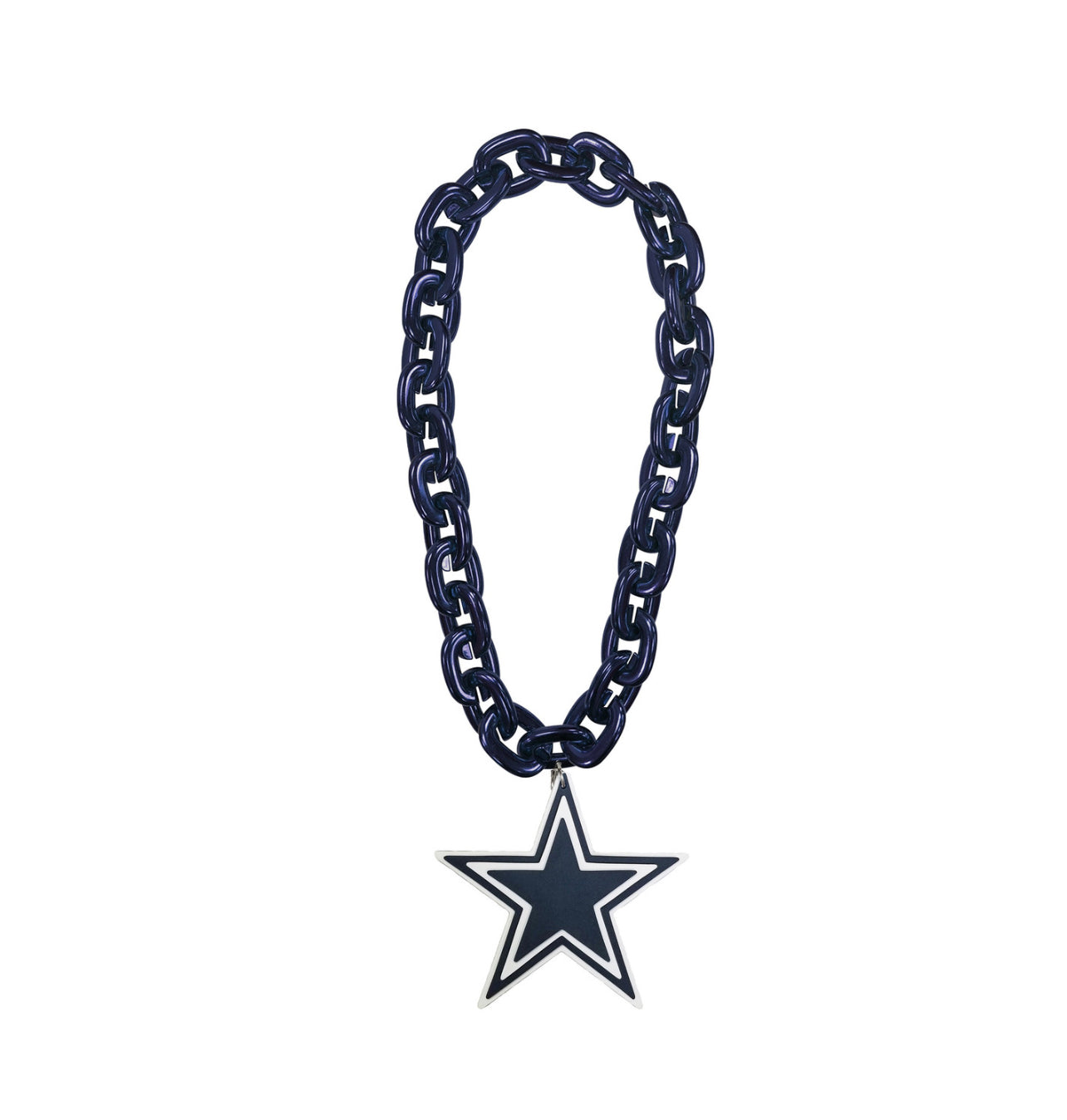 Dallas Pro Football Team LED Light Up Fan Chain Necklace