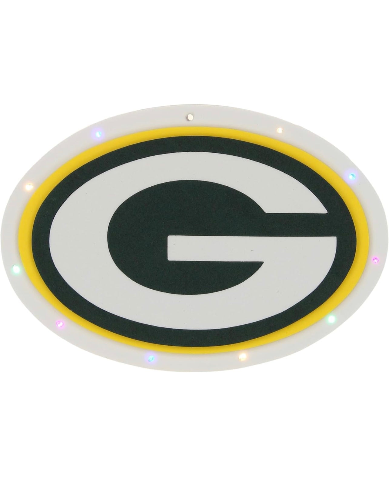 Green Bay Pro Football Team LED Light Up Fan Chain Necklace