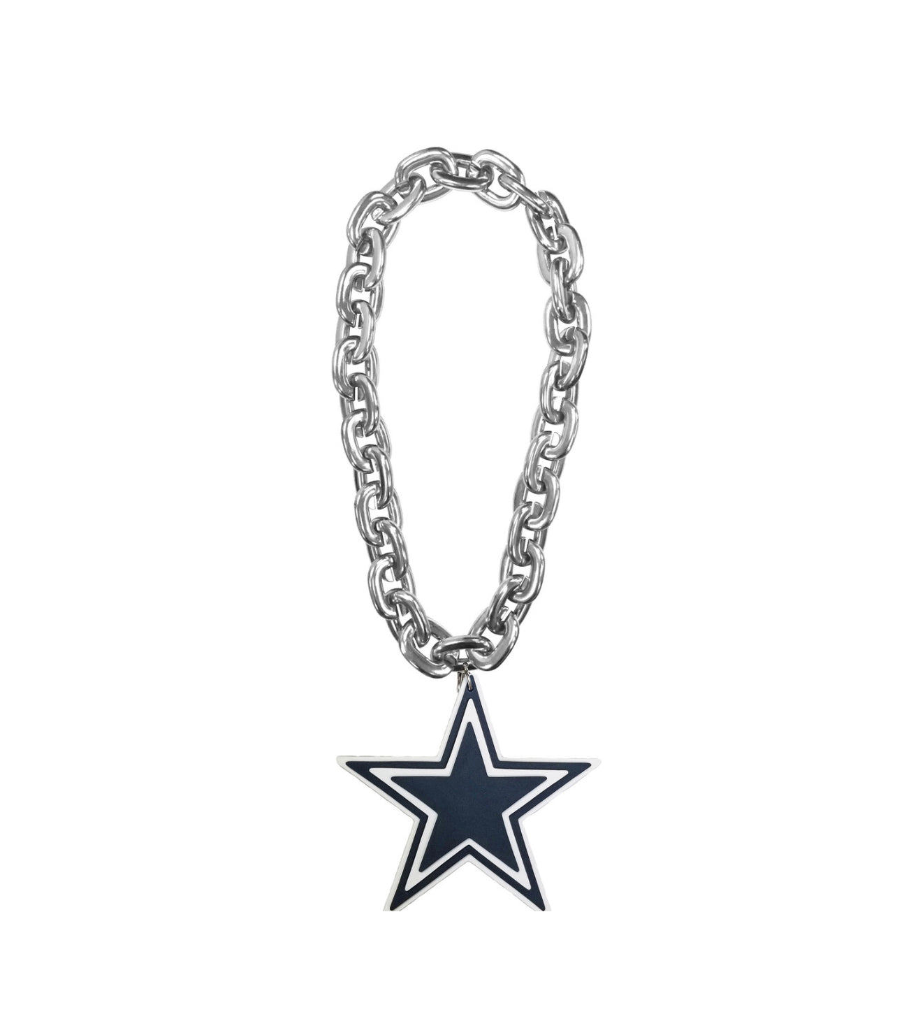 Dallas Pro Football Team LED Light Up Fan Chain Necklace