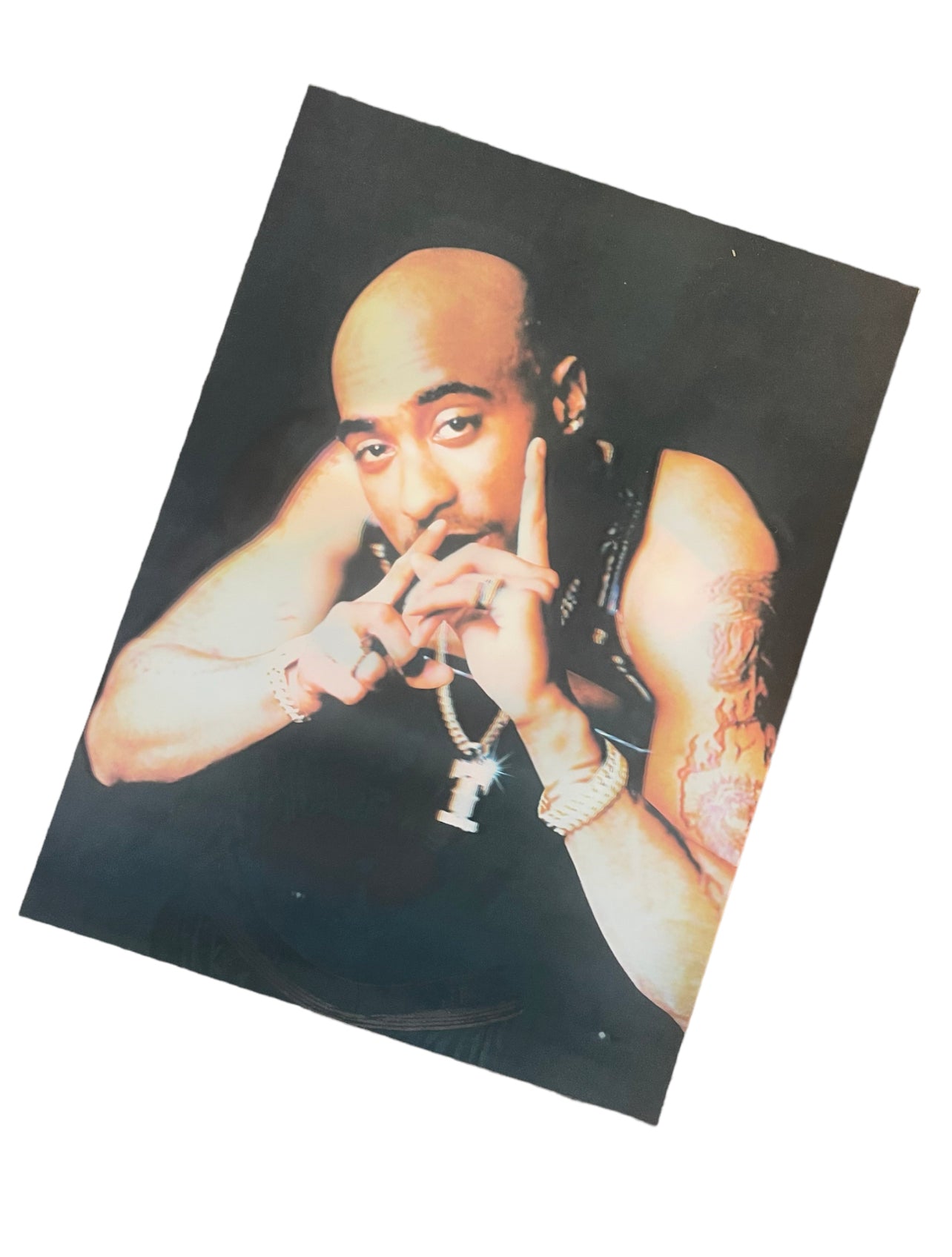 Tupac 2pac Poster 3D Effect, 2 images in one, 3D Lenticular Effect