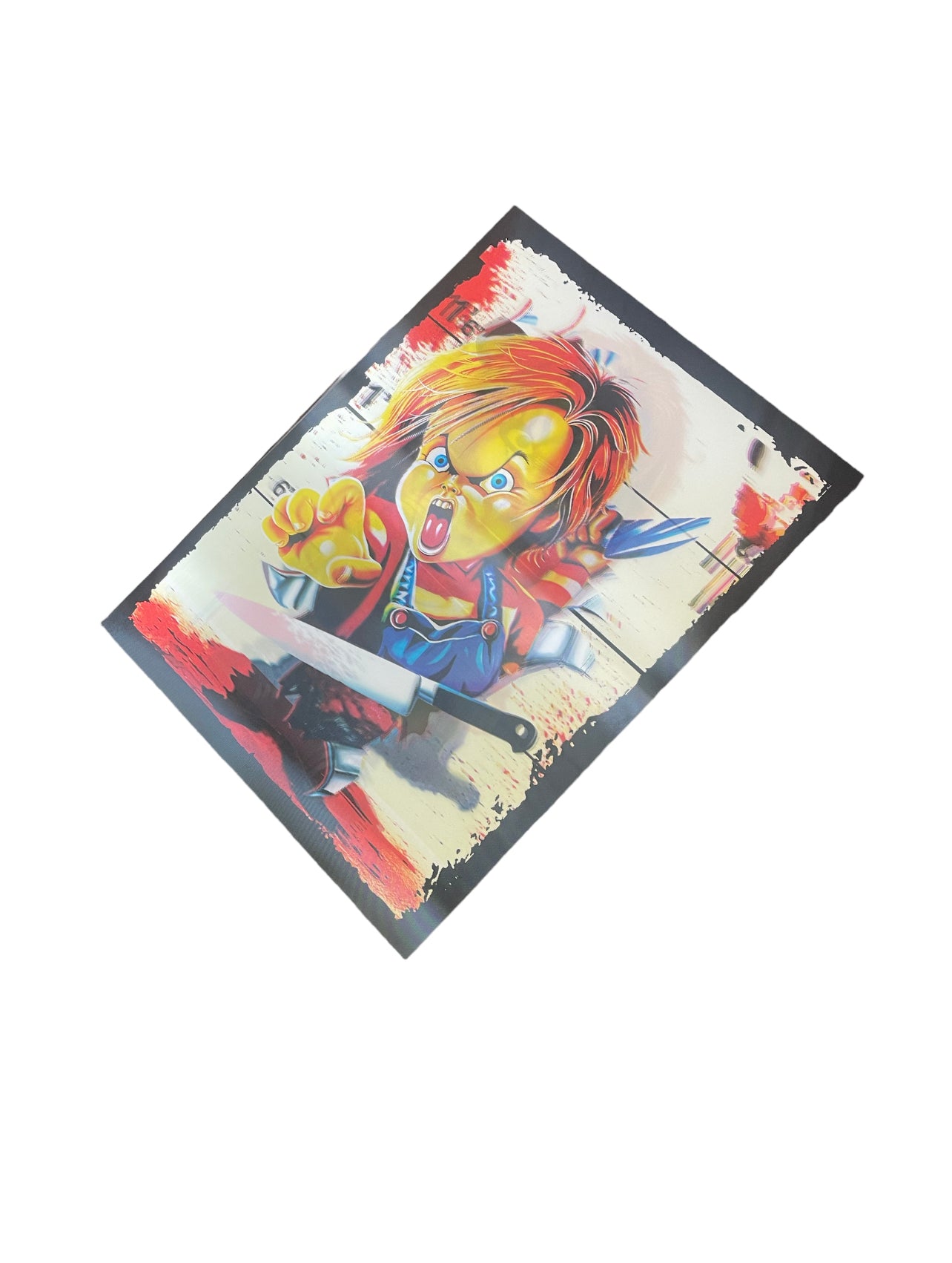 Horror Child's Play Chucky Poster 3D Effect, 3 images in one, 3D Lenticular Effect