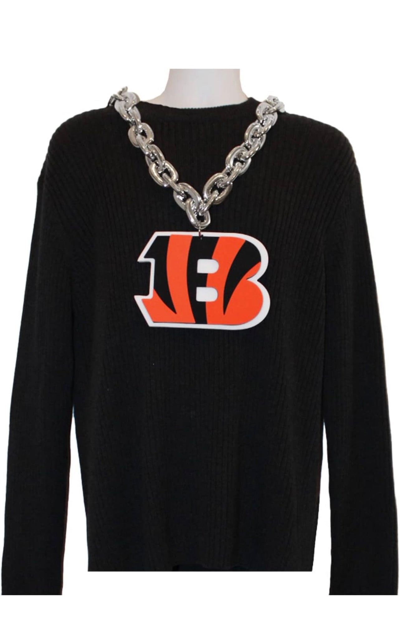 Cincinnati Pro Football Team LED Light Up Fan Chain Necklace