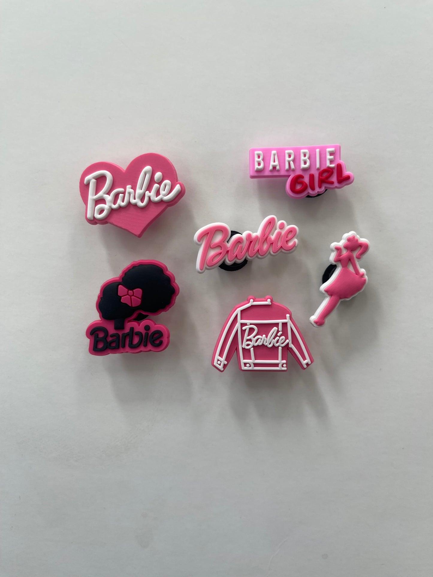 Barbie Cartoon Croc Charms Shoe Charms Decorations 8pcs Set