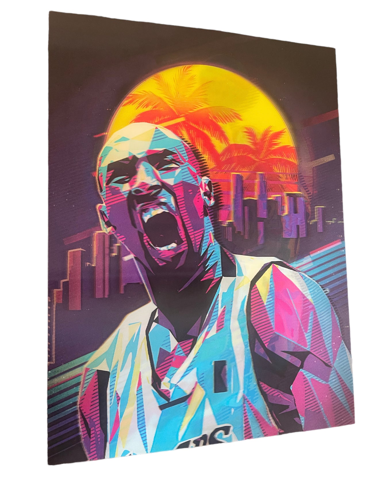 Kobe Bryant 3D Effect, 2 images in one, 3D Lenticular Effect