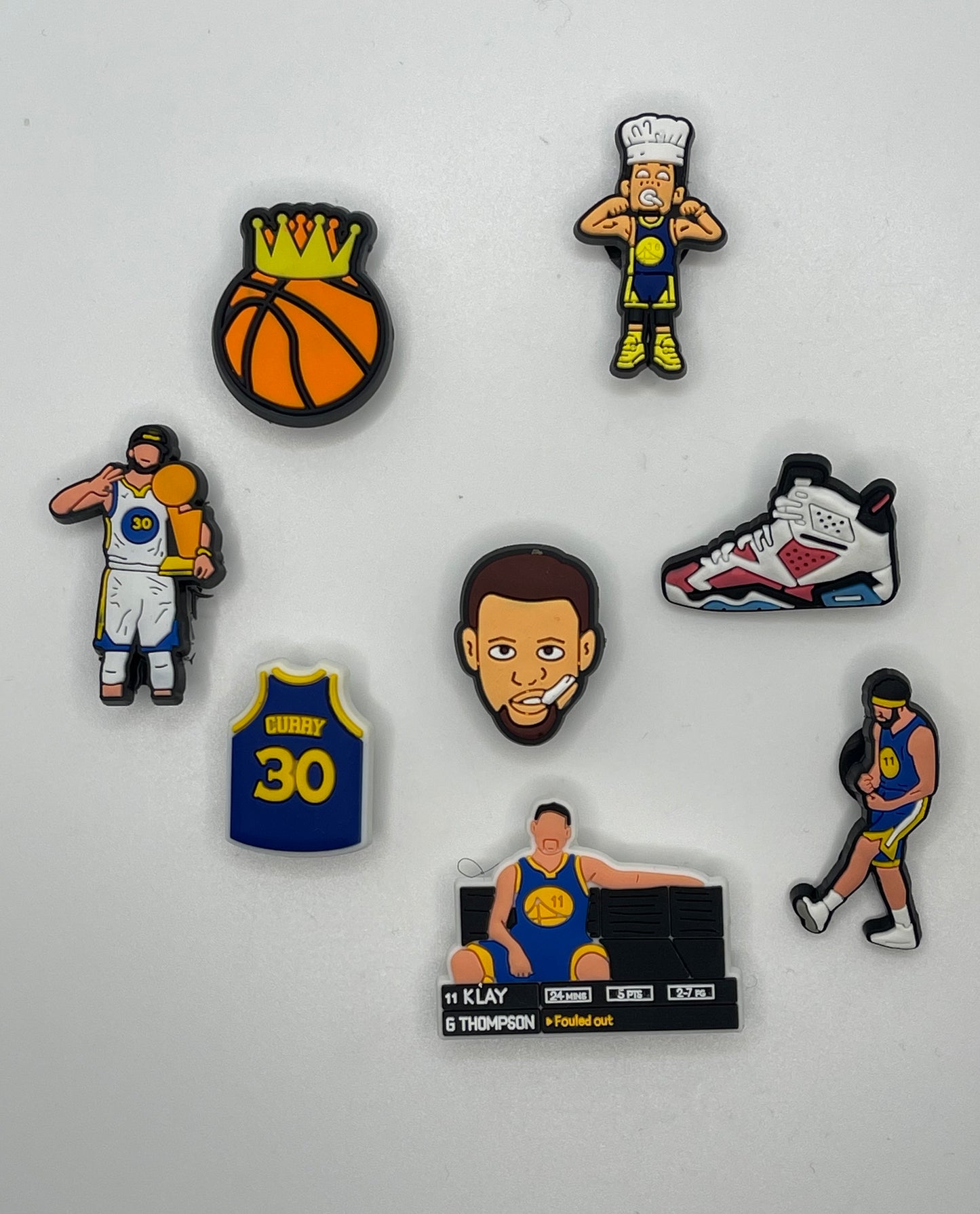 Basketball Shoe Charms 8pcs Shoe Charms Decoration/Croc Charms