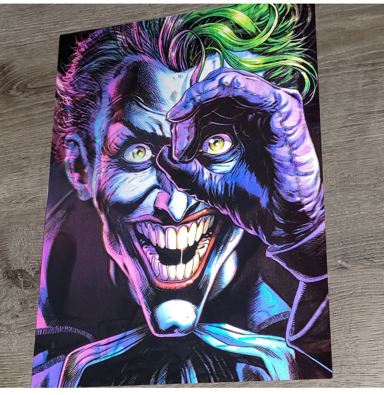 Joker Poster 3D Effect, 3 images in one, 3D Lenticular Effect