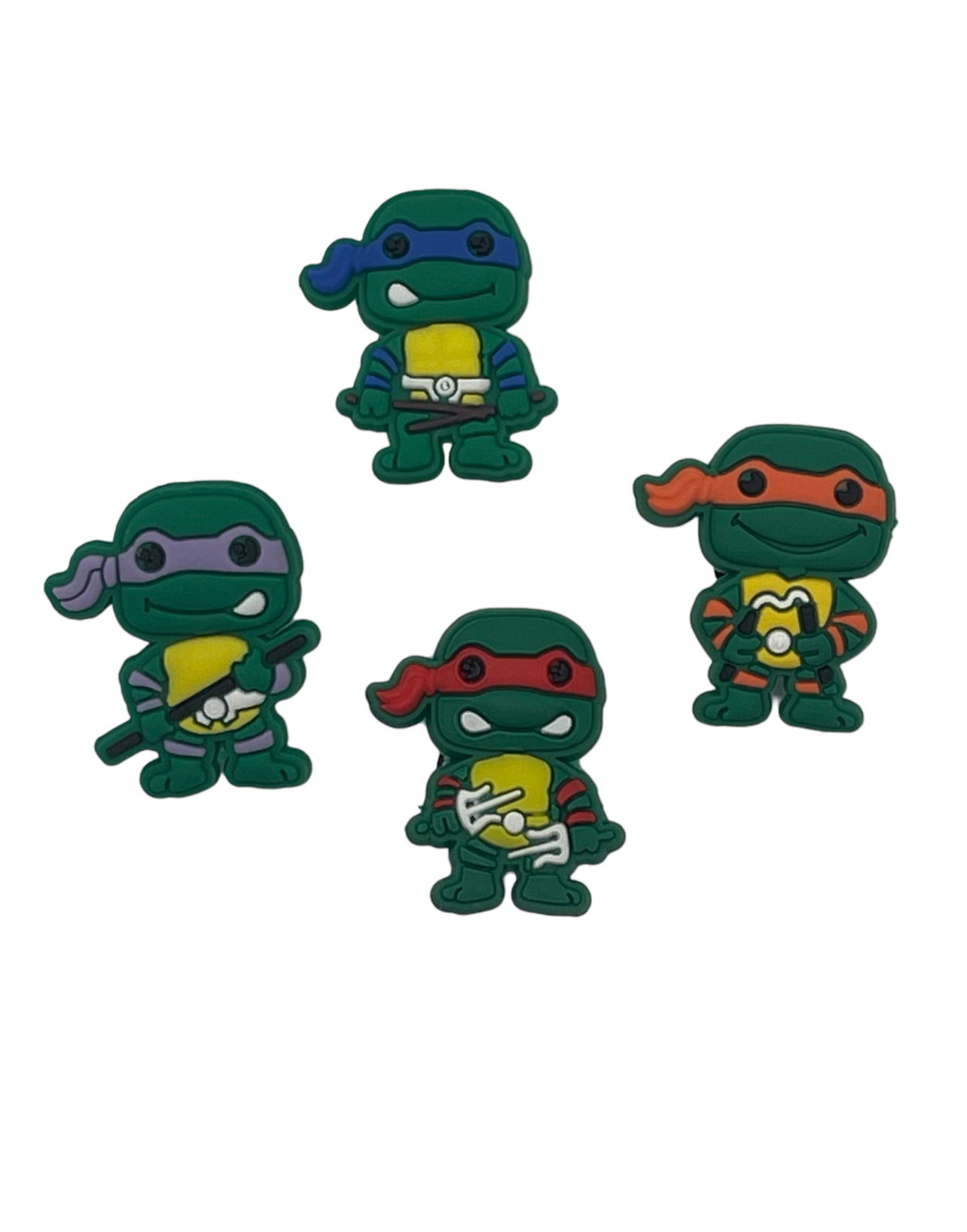 Teenage Mutant Ninja Turtles Shoe Charms 4pcs Shoe Charms Decoration/Croc Charms