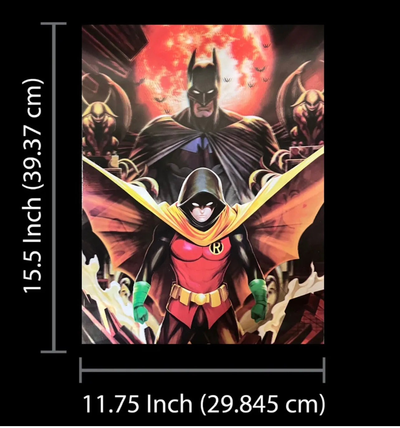 Batman/Joker Dc Comics Poster 3D Effect, 3 images in one, 3D Lenticular Effect