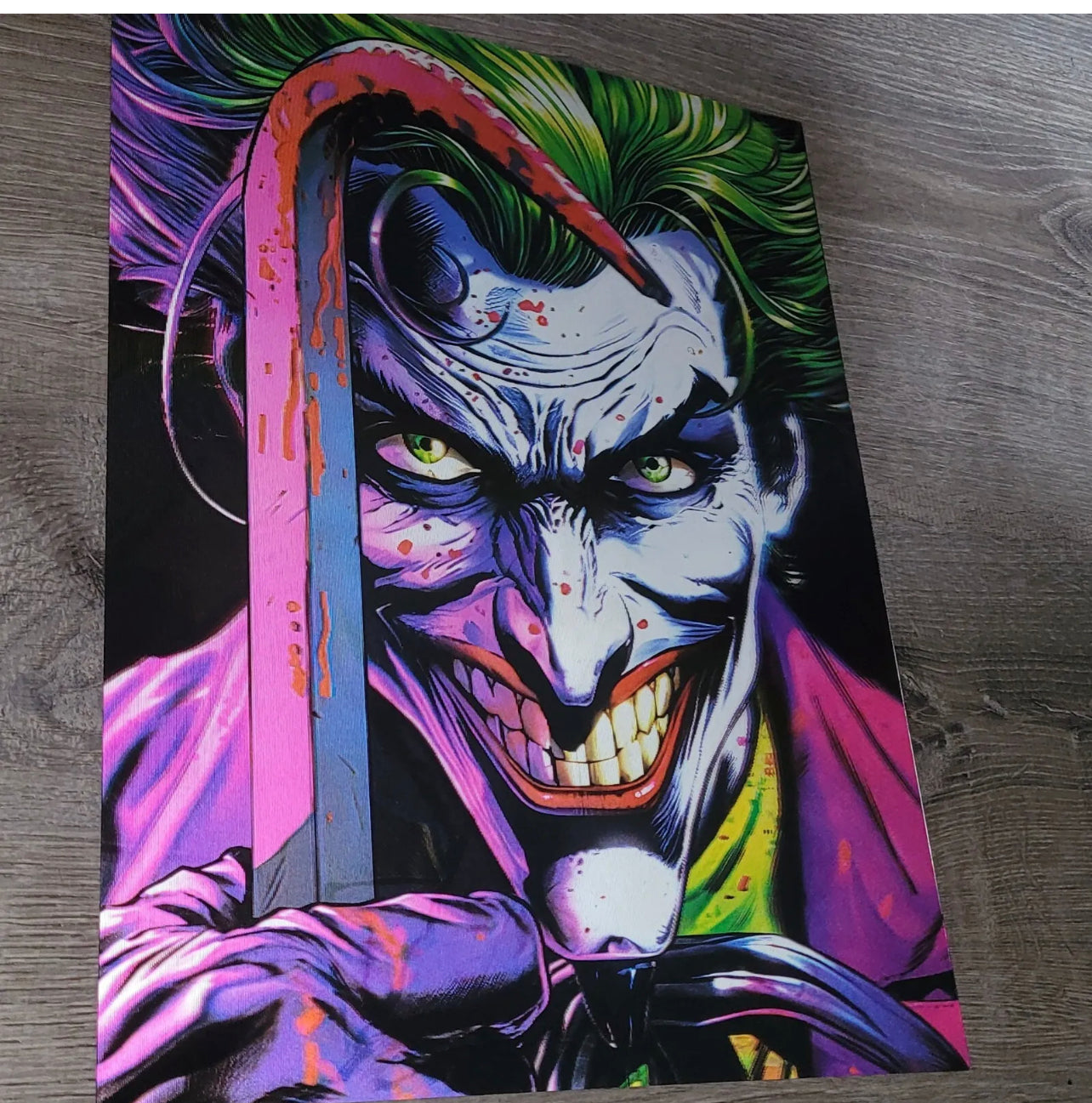 Joker Poster 3D Effect, 3 images in one, 3D Lenticular Effect