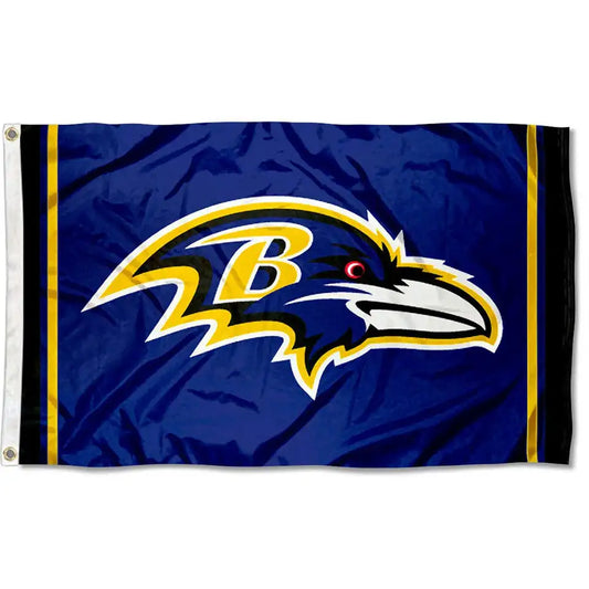 Baltimore Ravens Pro Football Team Flag