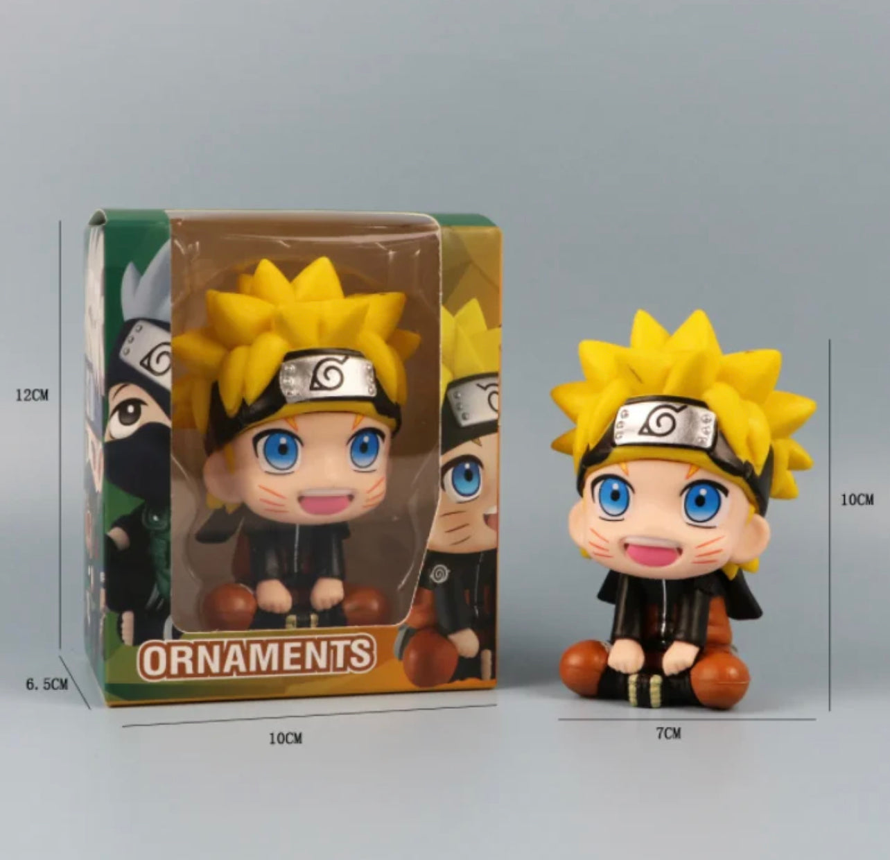 Naruto: Naruto Uzumaki Anime/Cartoon/Manga Sitting Pose Action Figurine Toy