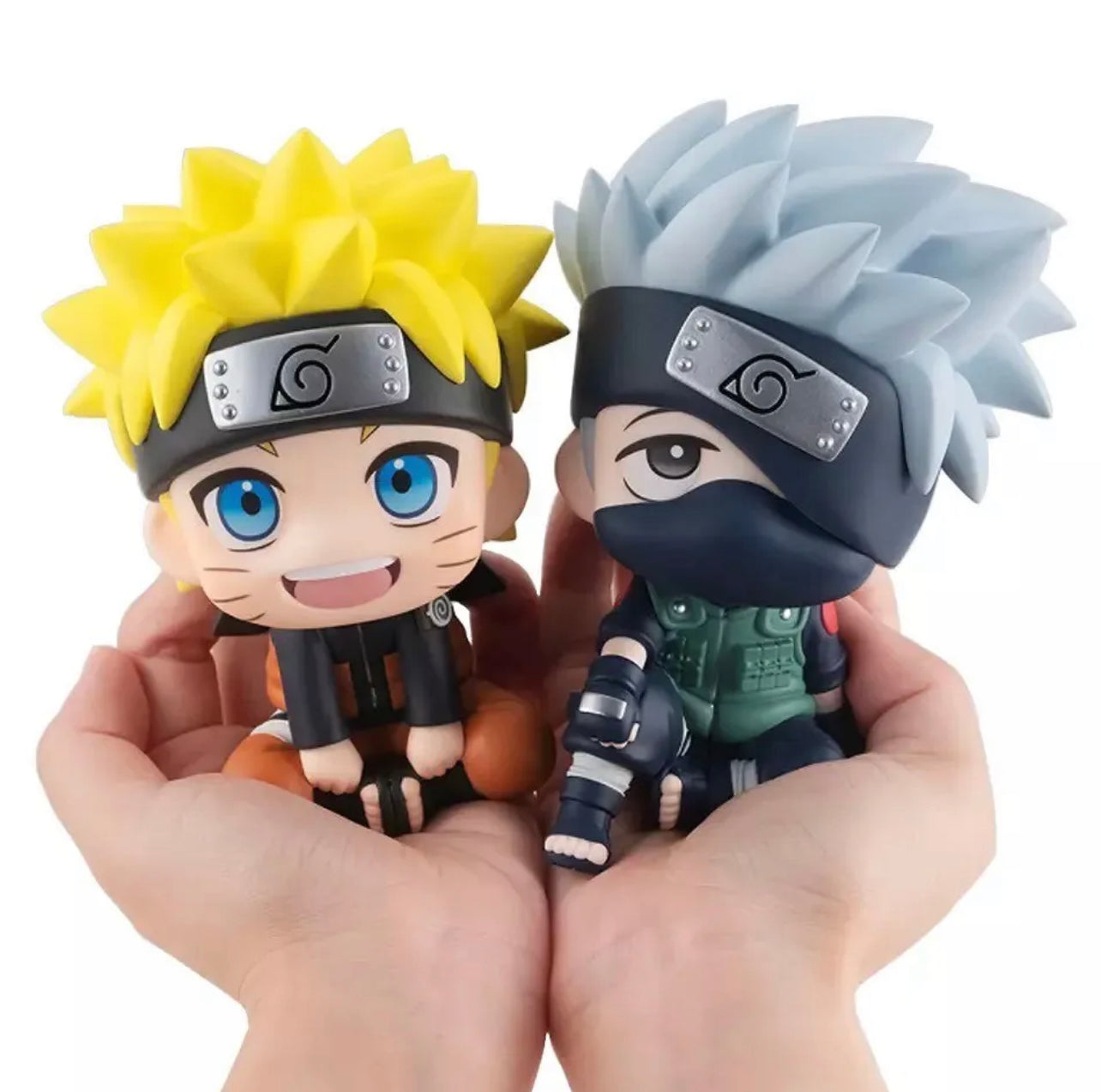 Naruto: Naruto Uzumaki/Kakashi Hatake Anime/Cartoon/Manga Sitting Pose Action Figurine Toy