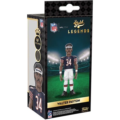 NFL Legends Bears Walter Payton 5-Inch Vinyl Gold Figure