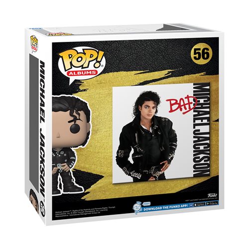 Michael Jackson Bad Funko Pop! Album Figure #56 with Case