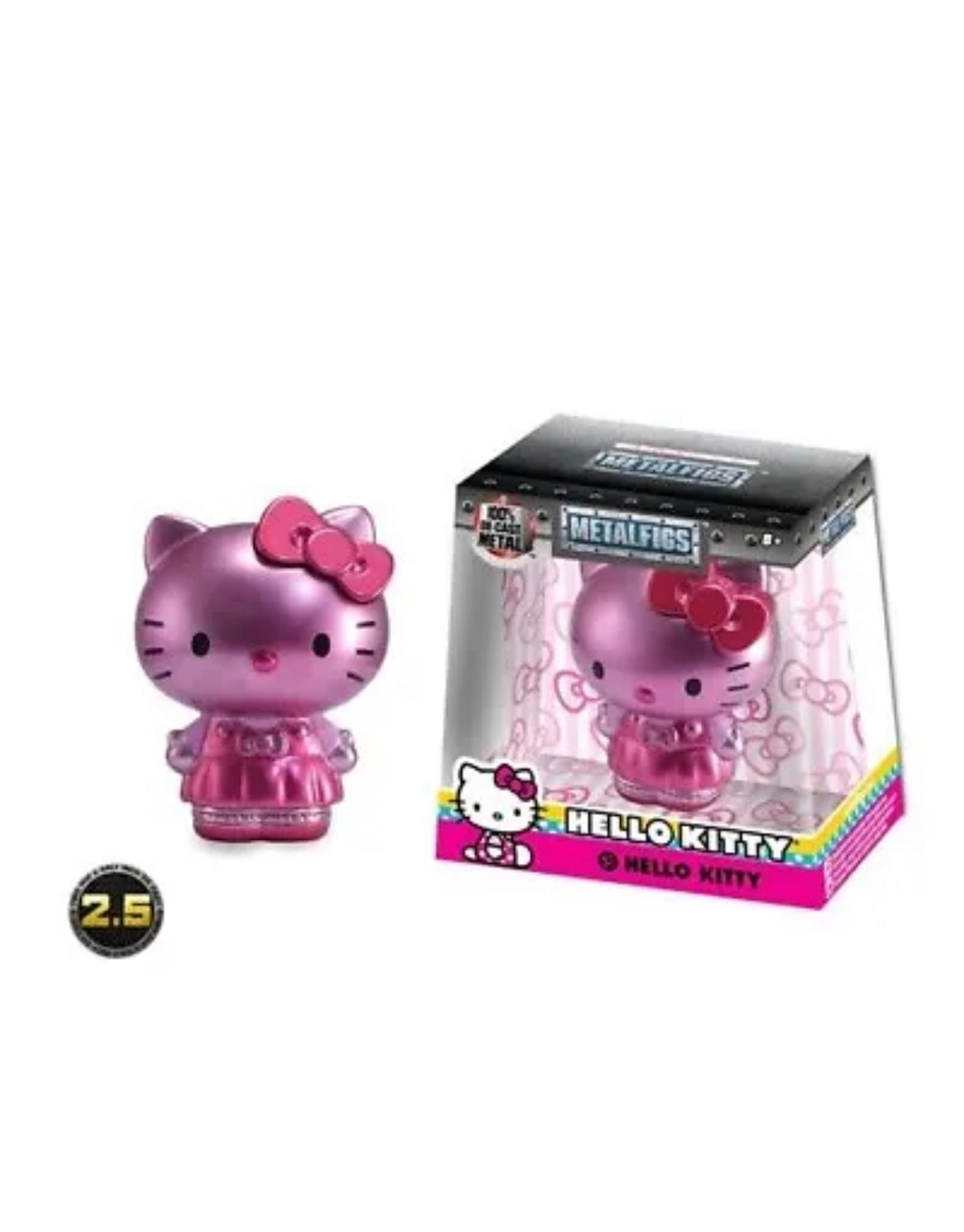 Hello Kitty Mini Original Die Cast Metal Figure - Nano Metalfigs New Pink