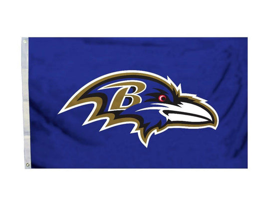 Baltimore Pro Football Team Flag 3 x 5 Tailgate Flag Mancave Football Banner