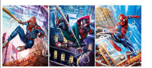 Marvel, Spider Man/Miles Morales Poster 3D Effect, 3 images in one, 3D Lenticular Effect