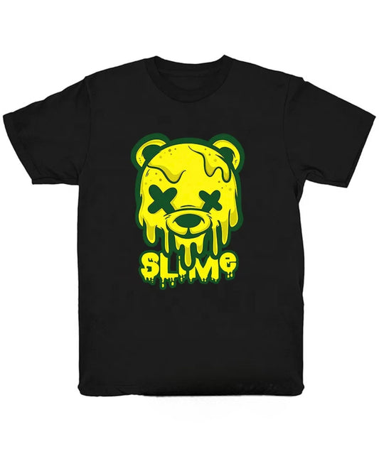 Bear Slime Custom Graphic Tshirt Vintage Print Youth Cotton T- shirt