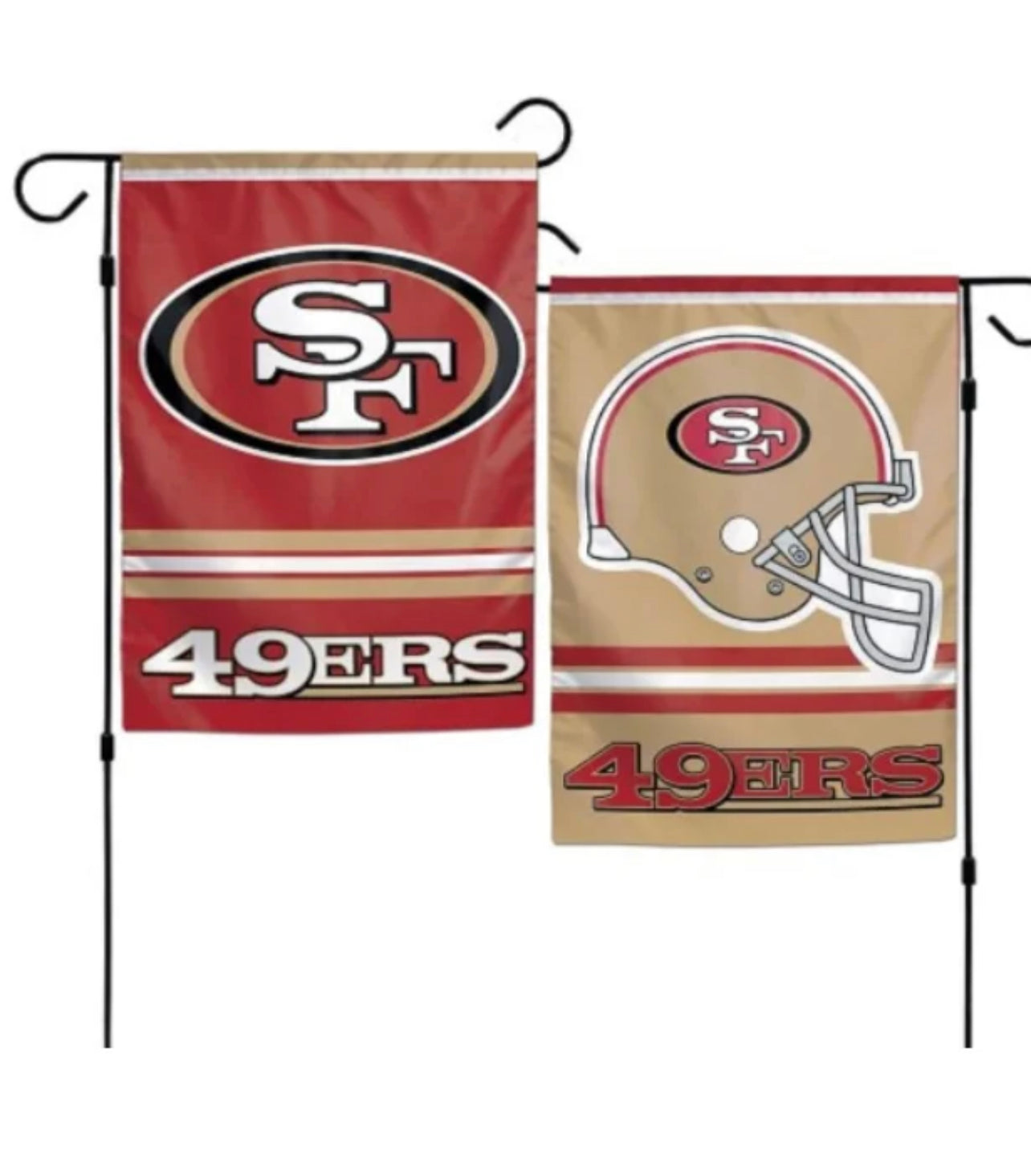 San Francisco Pro Football Team Flag 12 x 18 Inch Garden Flag Football Banner