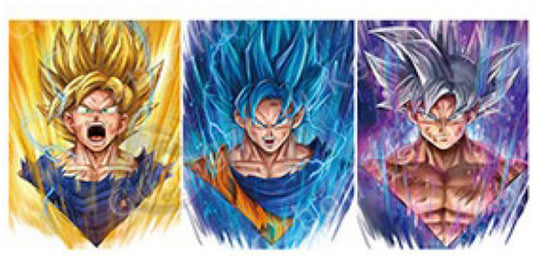 Dragon Ball Z Poster 3D Effect, 3 images in one, 3D Lenticular Effect