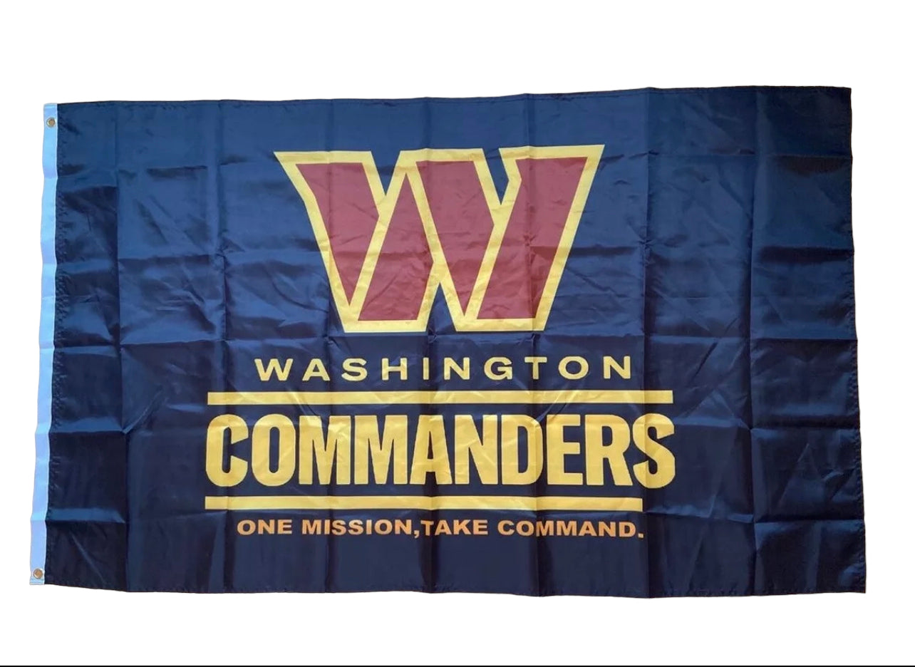 Washington Commanders Pro Football Team Flag