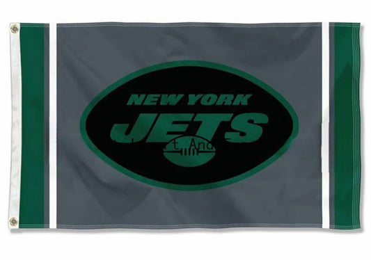 New York NYJ Pro Football Team Flag 3 x 5 Tailgate Flag Mancave Football Banner