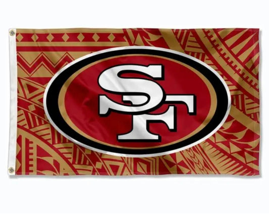 San Francisco Pro Football Team Flag 3 x 5 Tailgate Flag Mancave Football Banner