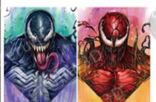 Venom & Carnage Poster 3D Effect, 2 images in one, 3D Lenticular Effect